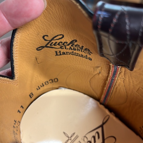 Lucchese goat skin western boots NEW IN BOX - Picture 7 of 9